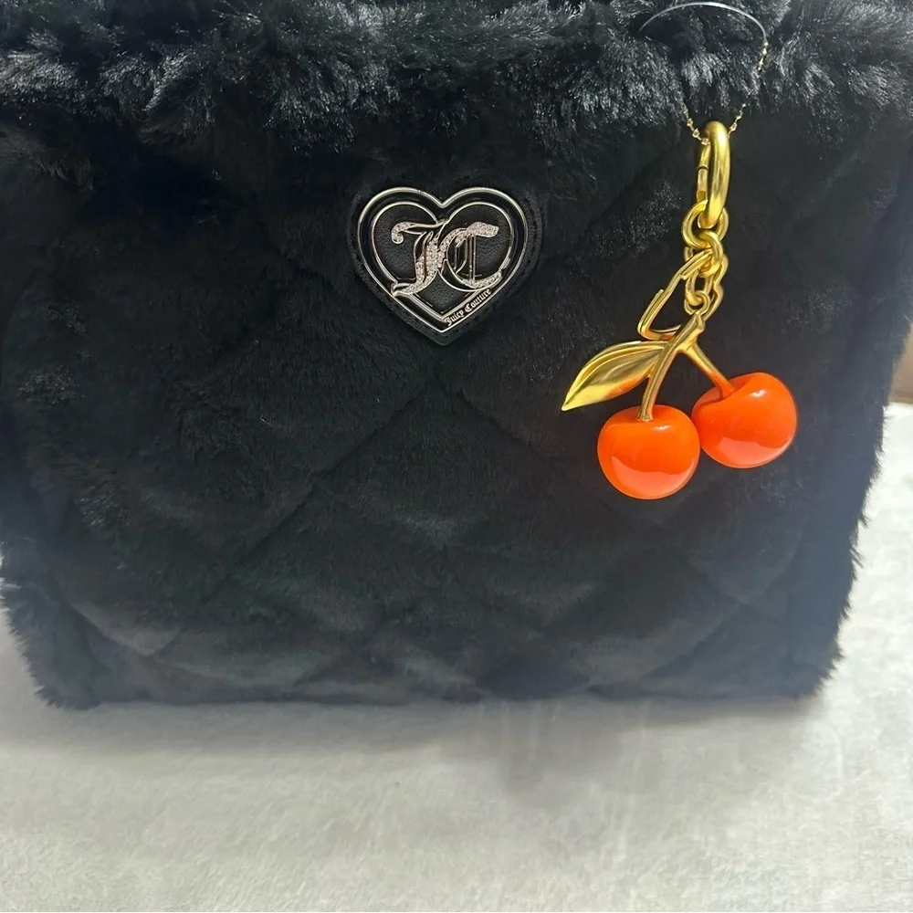 Orange Cherry Keychain or Bag Charm